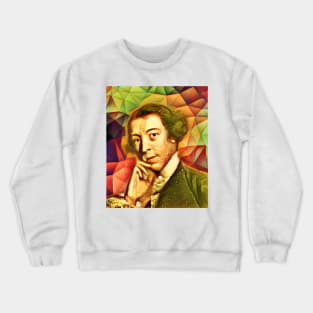 Horace Walpole Snow Portrait | Horace Walpole Artwork 15 Crewneck Sweatshirt